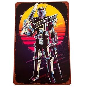 Kamen rider decade metal sign 8”X 12”